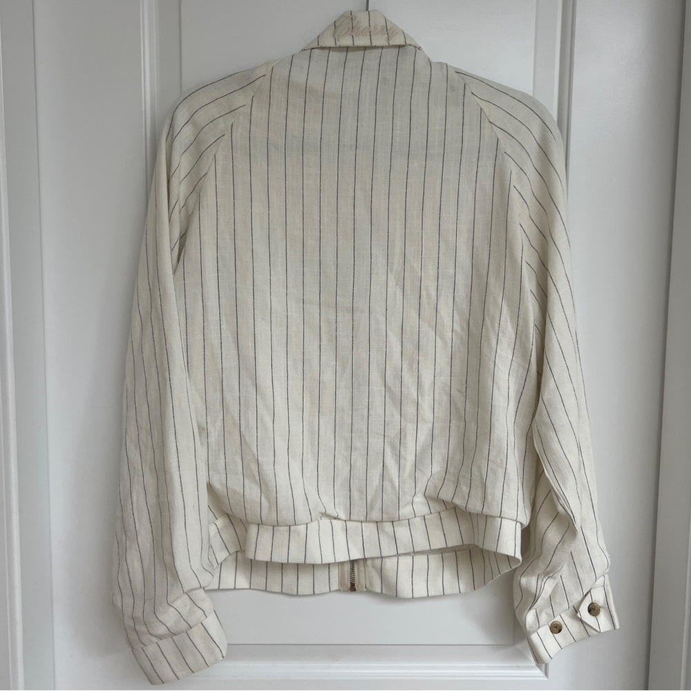 Cherry LA Linen Racing Jacket (Natural) - Picture 8 of 12